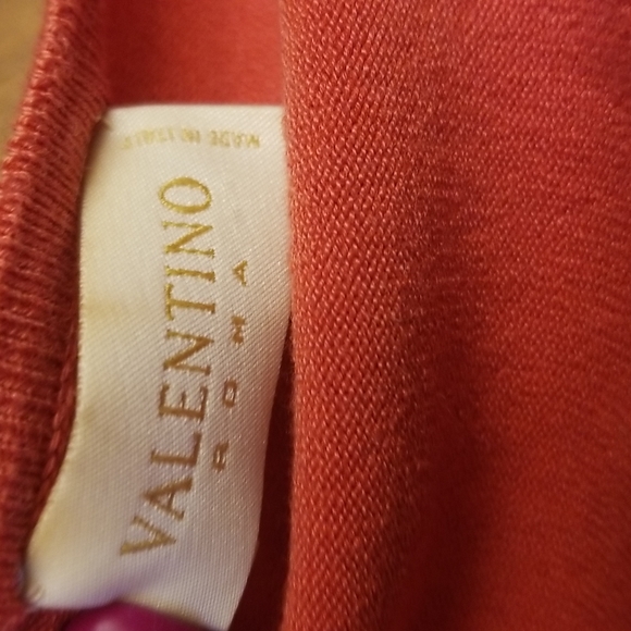 Orange rust Valentino top - Picture 8 of 10
